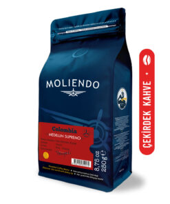Moliendo Colombia Medellin Supremo Yöresel Kahve (Çekirdek Kahve) 250 g