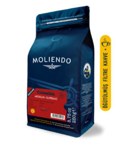 Moliendo Colombia Medellin Supremo Yöresel Kahve (Öğütülmüş Filtre Kahve) 250 g