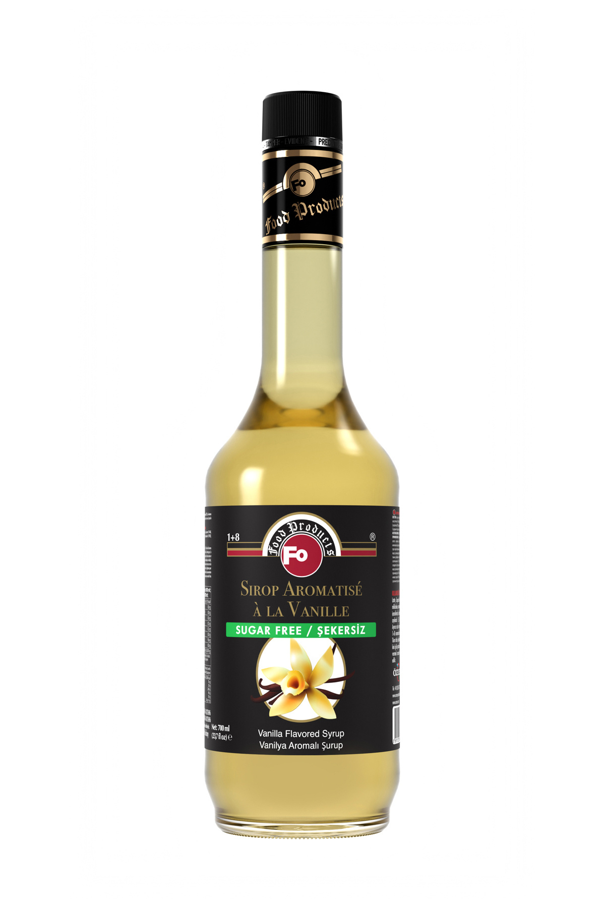 FO Şekersiz Vanilya Aromalı Şurup 700 ml