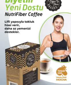 Alternative view of Nutrifiber Coffee Mocha Detox Kahvesi, Hindiba Kahvesi Inülin,l-karnitin, Prebiyotik, Diyet