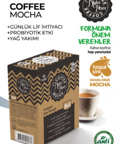 Nutrifiber Coffee Mocha Detox Kahvesi, Hindiba Kahvesi Inülin,l-karnitin, Prebiyotik, Diyet