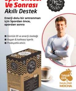 Nutrifiber Coffee Mocha Detox Kahvesi, Hindiba Kahvesi Inülin,l-karnitin, Prebiyotik, Diyet - Görsel 3