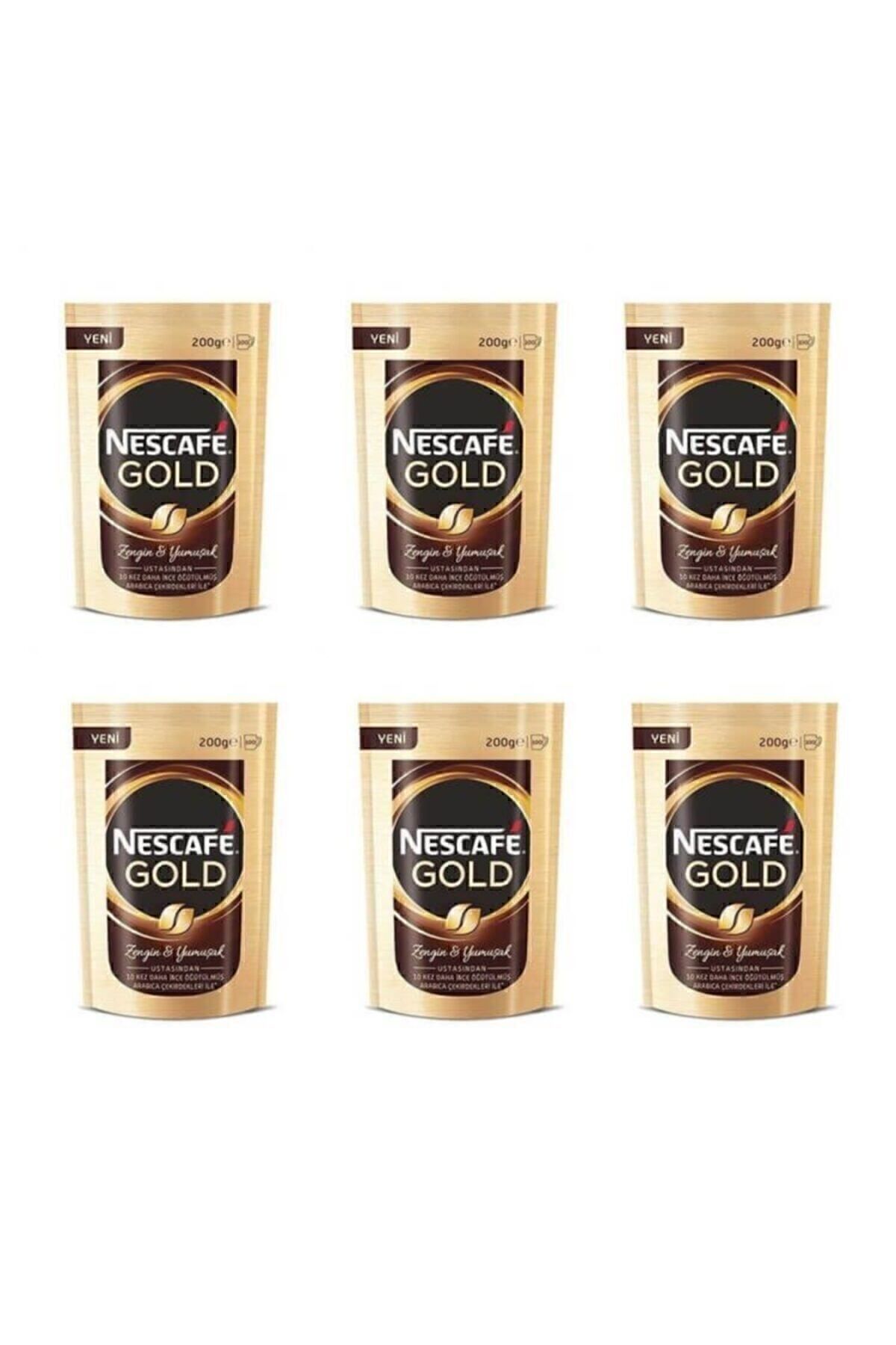 Nescafe Gold 200 G X 6 Adet