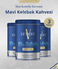 Viemore 3 Adet - Blue Butterfly Sarmaşık Ekstresi Içeren Kahve - Mavi Kelebek Kahvesi 300g