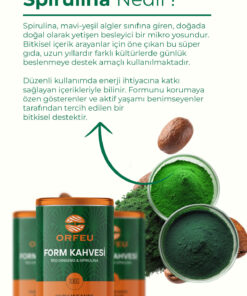 ORFEU Form Kahvesi – Detox Tok Tutan Kahve | Red Ginseng & Spirulina | 100 G - Görsel 3