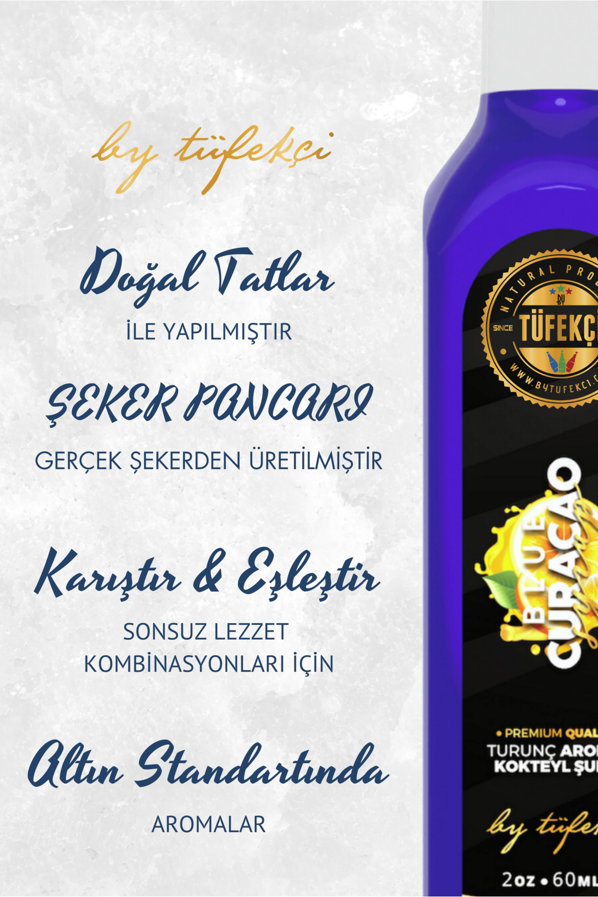 By Tüfekçi 8’li Avantajlı Özel Deneme Seti | Gerçek Şeker Pancarı Kahve ve Kokteyl Şurubu (8x60 ml) - Görsel 3