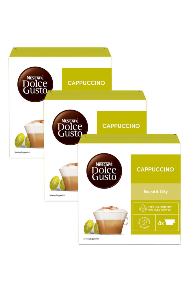 Nescafe Dolce Gusto Coffee Cappuccino 16 Kapsül X 3 Adet - Görsel 2