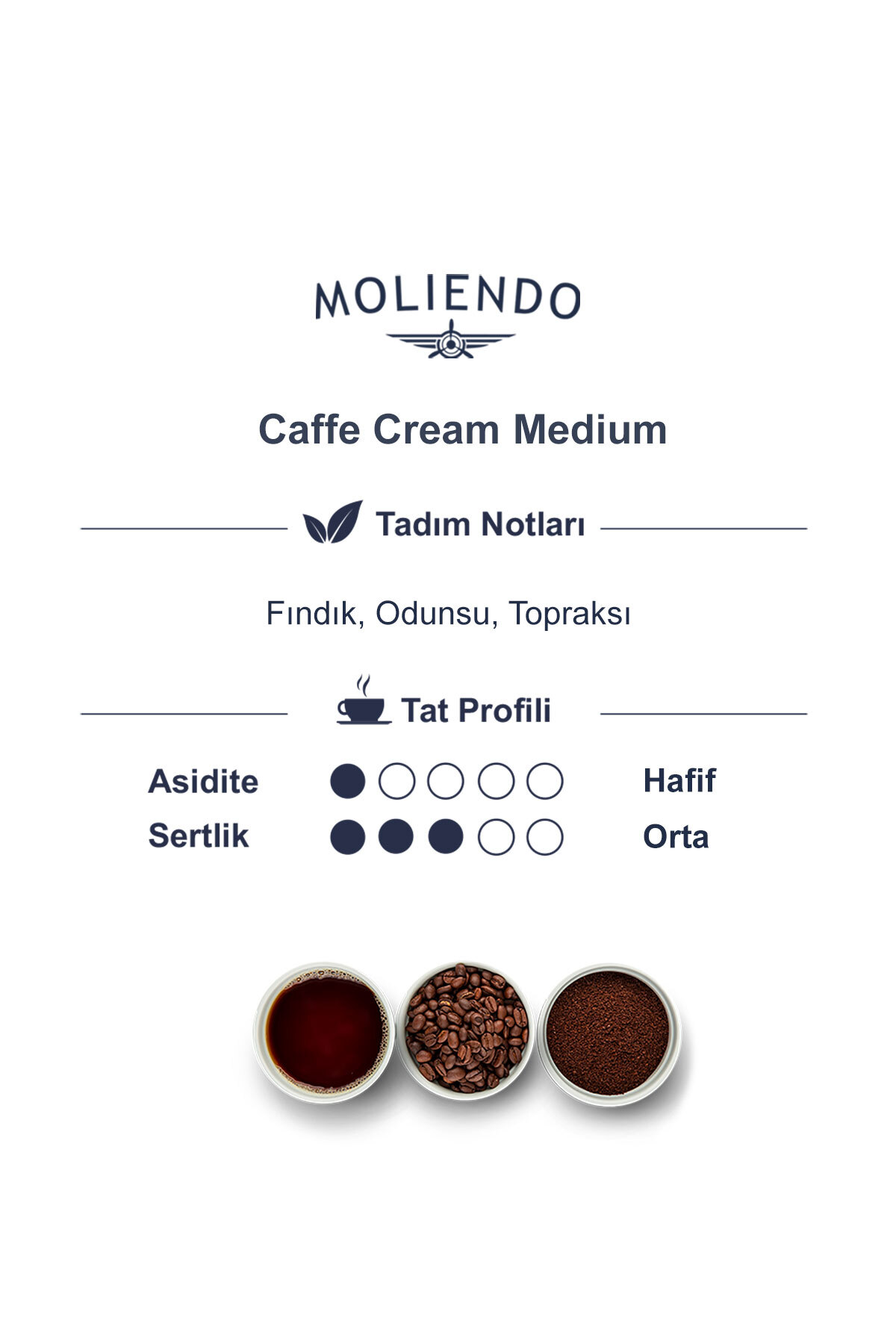 Moliendo Professional Caffe Crema Medium (Çekirdek Kahve) 1000 g - Görsel 3