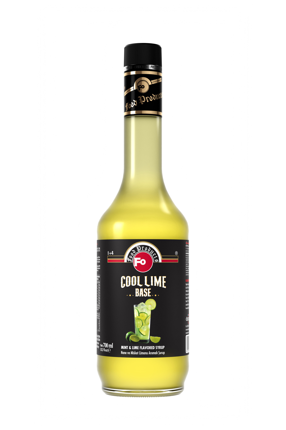 FO Nane ve Misket Limonu Aromalı Baz Şurup 700 ml