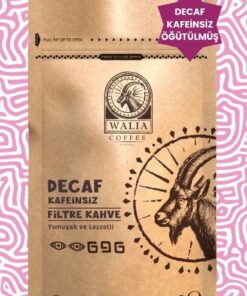 WALIA COFFEE ETHIOPIA DECAF KAFEİNSİZ ÖĞÜTÜLMÜŞ FİLTRE KAHVE 200 G