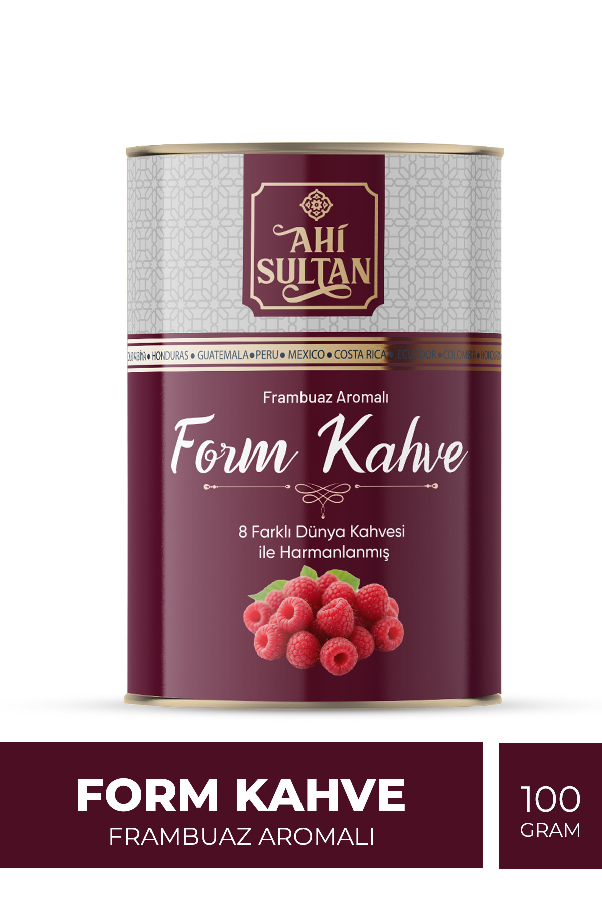 AHİ SULTAN Form Kahvesi 8 Farklı ve Frambuaz Içerikli 100 G