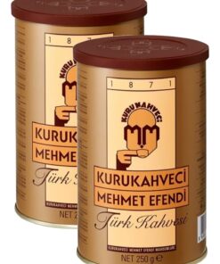 Mehmet Efendi Kurukahveci Türk Kahvesi 250 G Teneke Ambalaj X 2 Adet