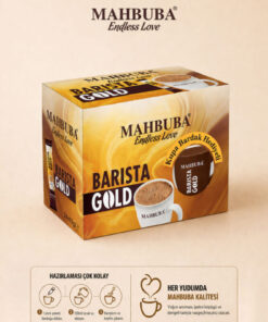 Mahbuba Barista Gold Kahve Kupa Bardak Hediyeli 24x18gr - Görsel 3