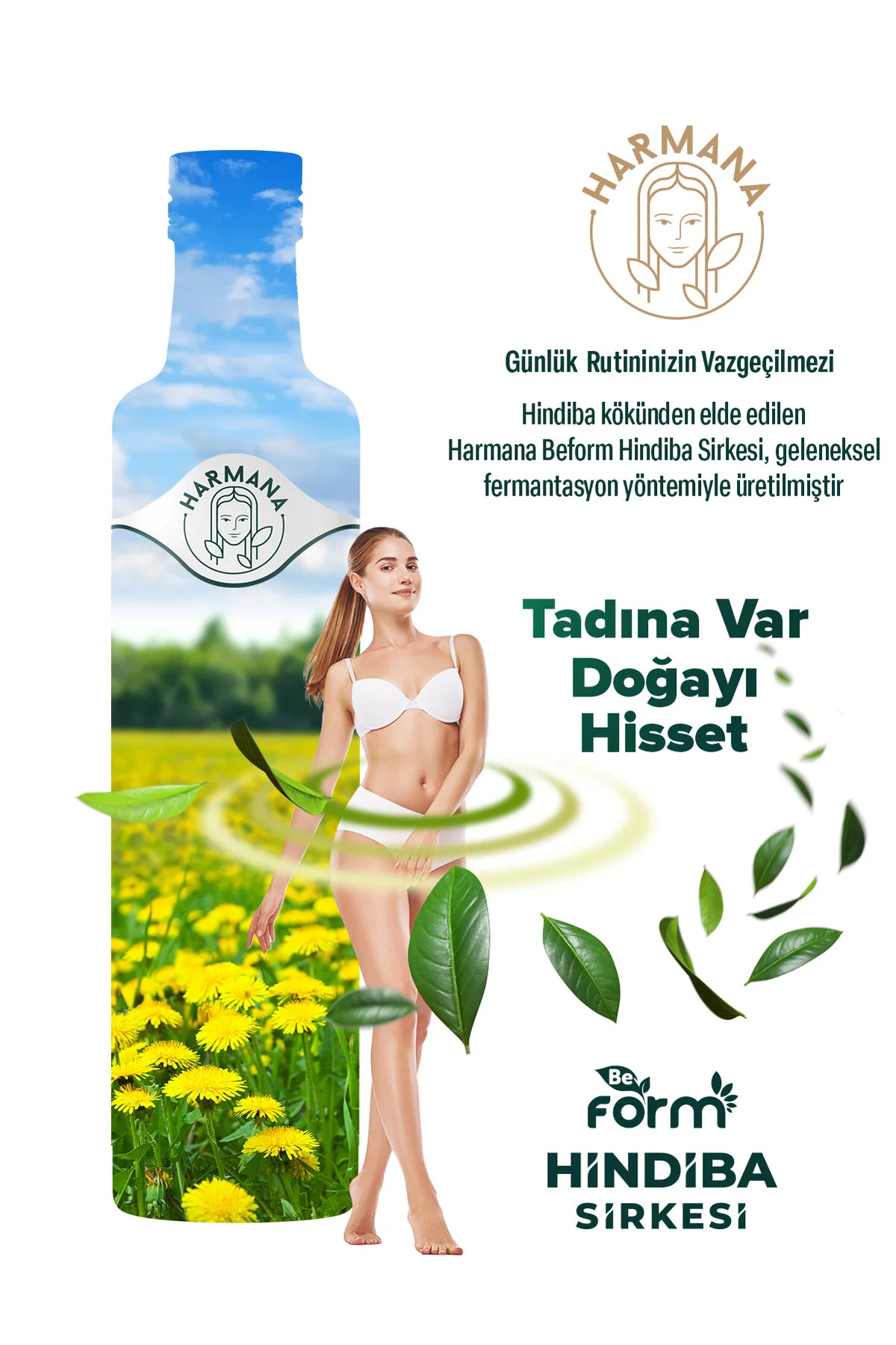 HARMANA BeForm - Hindiba Sirkesi 250 ml - Görsel 3
