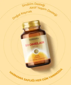HARMANA Bromelain 500 mg Takviye Edici Gıda 30 Kapsül