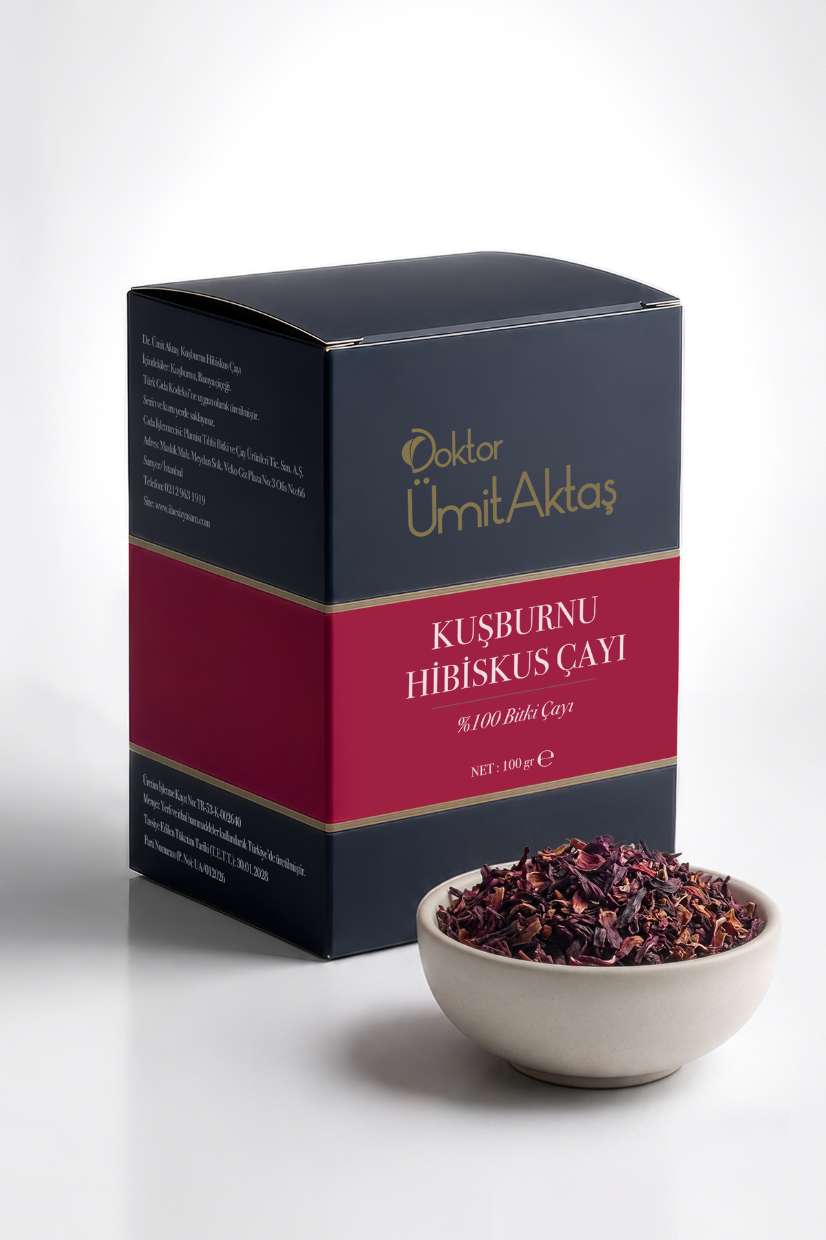 Dr. Ümit Aktaş Kuşburnu-Hibiskus Çayı 100 gr
