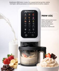 Alternative view of PiranTech DM-26 700W Dondurma Makinesi | Jelato, Sorbe, Milkshake Yapma Makinesi