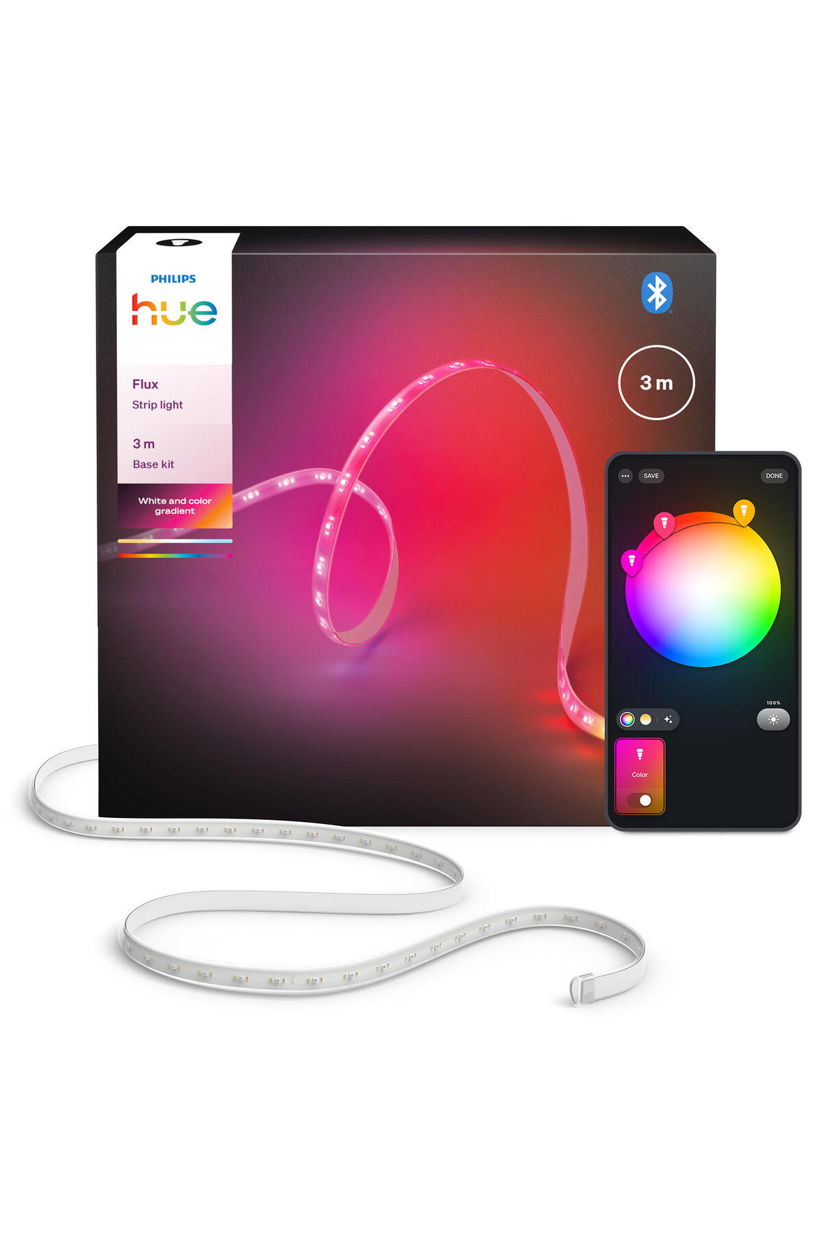 Philips Hue Flux Gradient Akıllı Led Şerit 3M