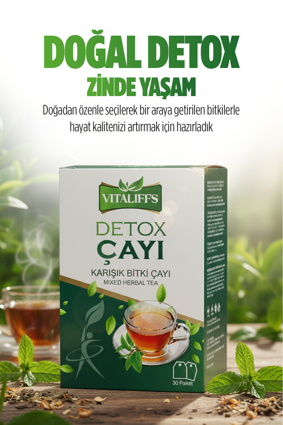 Vitaliffs Kinoa Bitkisel Form Detox Çayı - Görsel 3