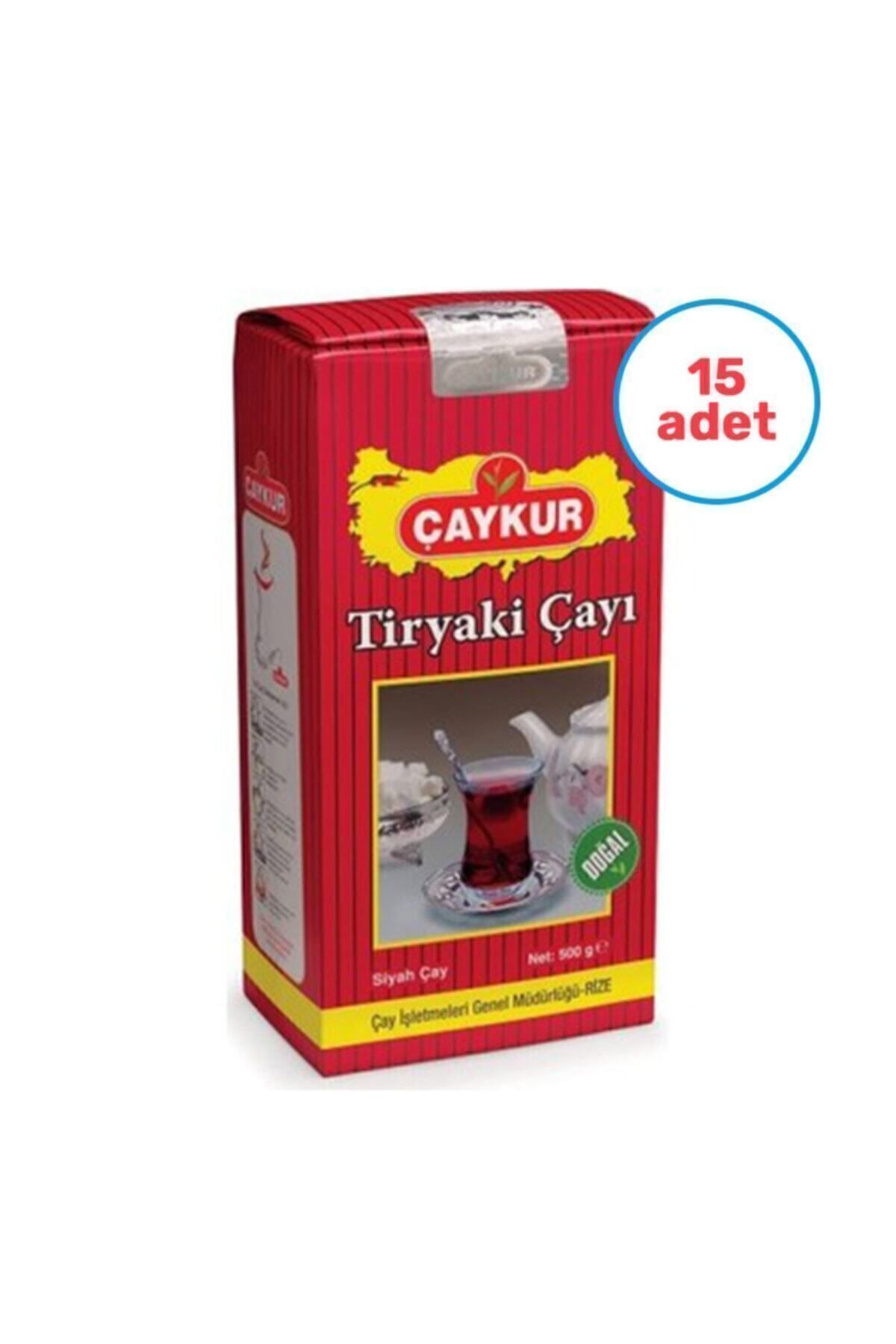 Çaykur Tiryaki Siyah Dökme Çay 15 x 500 G
