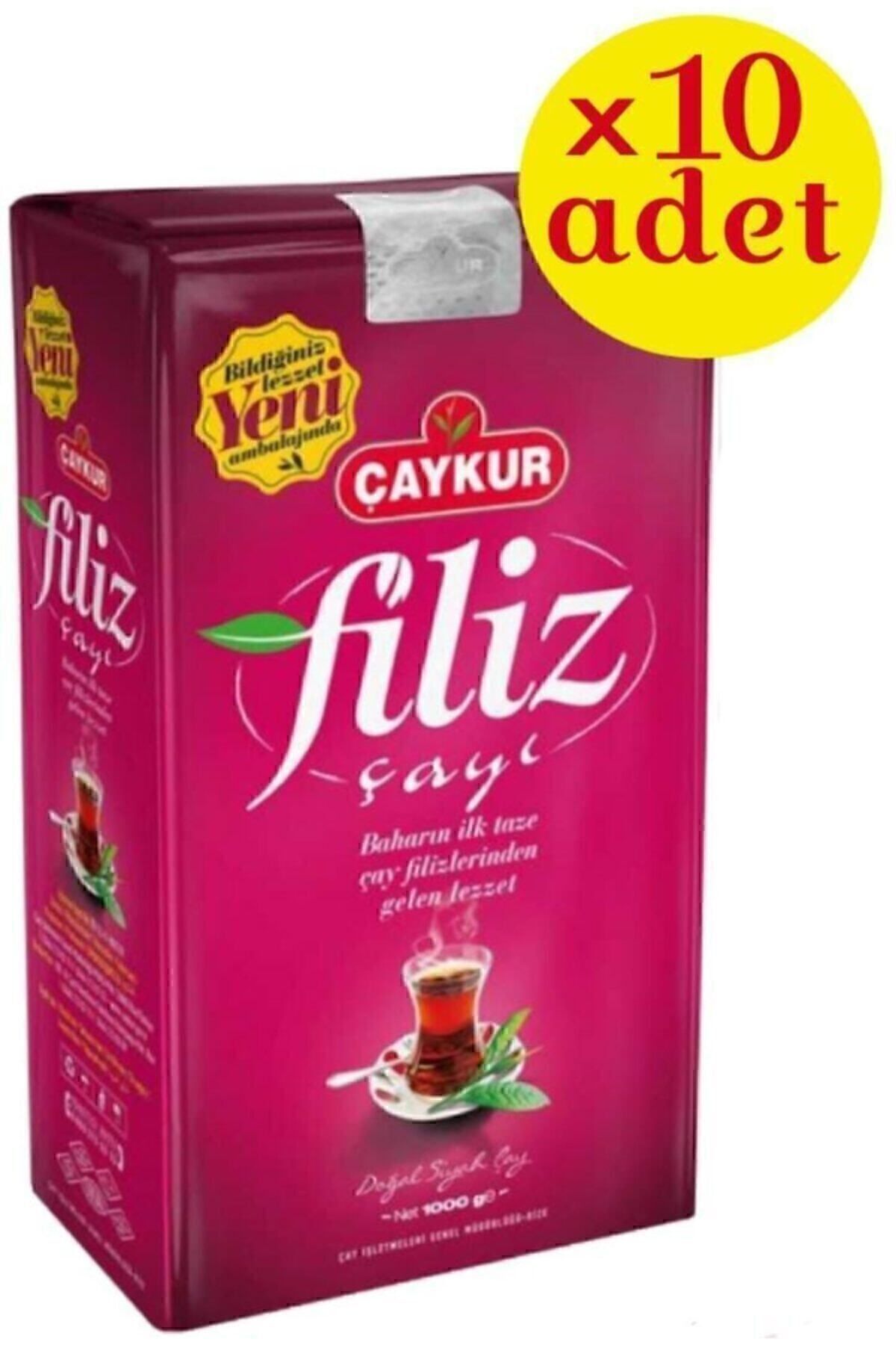 Çaykur Filiz Siyah Dökme Çay 10 x 1 Kg