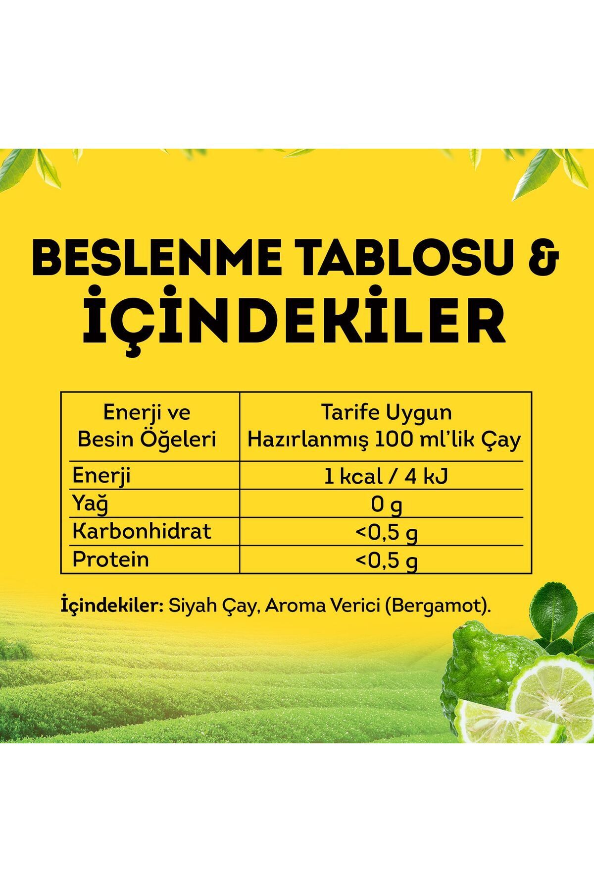 Lipton Doğu Karadeniz Bergamot Aromalı Dökme Çay 1 Kg X 4 Adet - Görsel 3