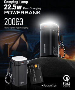 Alternative view of İntouch 20.000 Mah 22,5W PD Hızlı Kablolu Kamp Lambası Outdoor Serisi Powerbank Fast Led Lamba