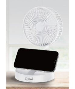 Alternative view of Kiwi Kfan-7608 Şarjlı Beyaz Katlanılabilir Mini Fan Masa Üstü Vantilatörü Usb Soğutucu Sessiz El Fanı