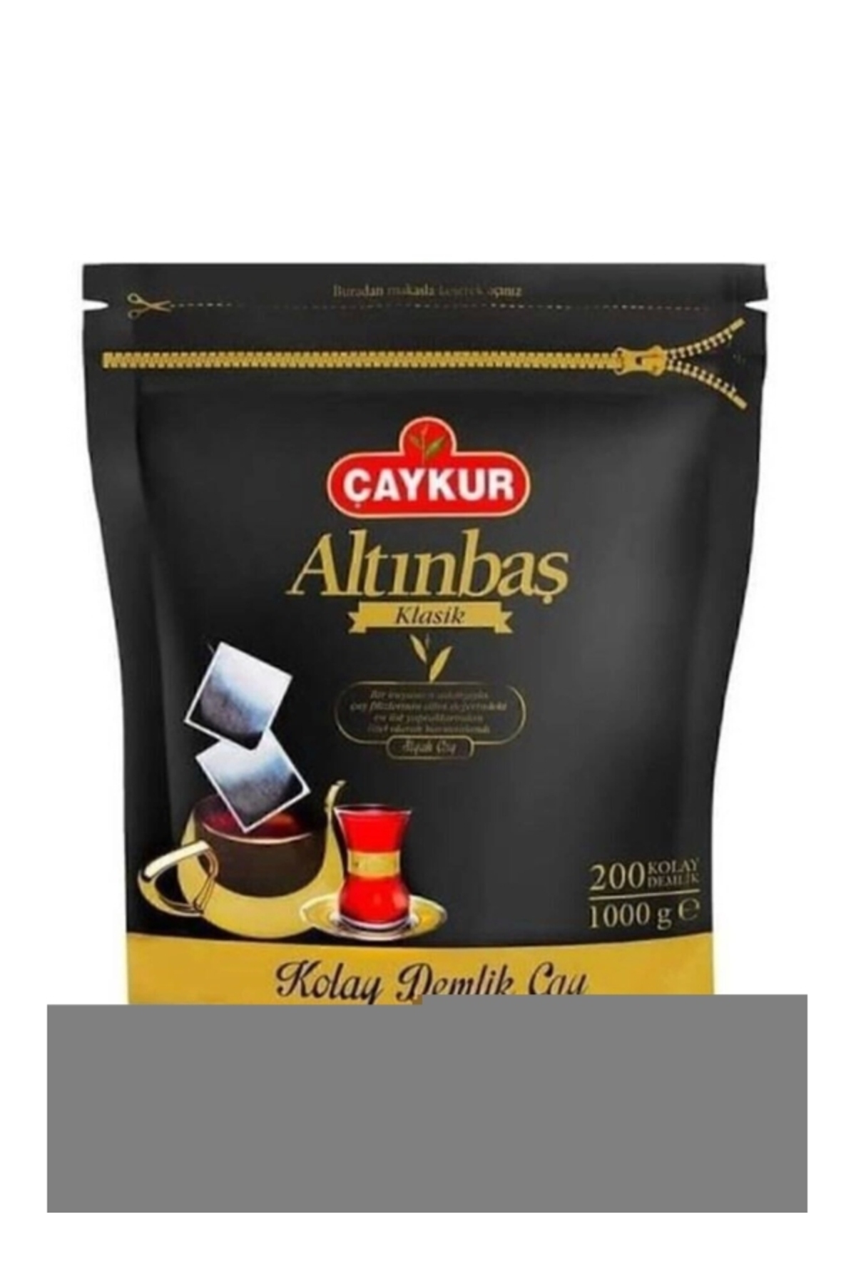 Çaykur Altınbaş Klasik Siyah Kolay Demlik Poşet Çay 200 X 5 G