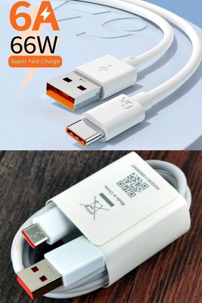 Genel Markalar Turbo Hızlı Şarj Kablosu 5.0a 6.0a Type-c 33w 67w 120w redmi Samsung Huawei - Görsel 2