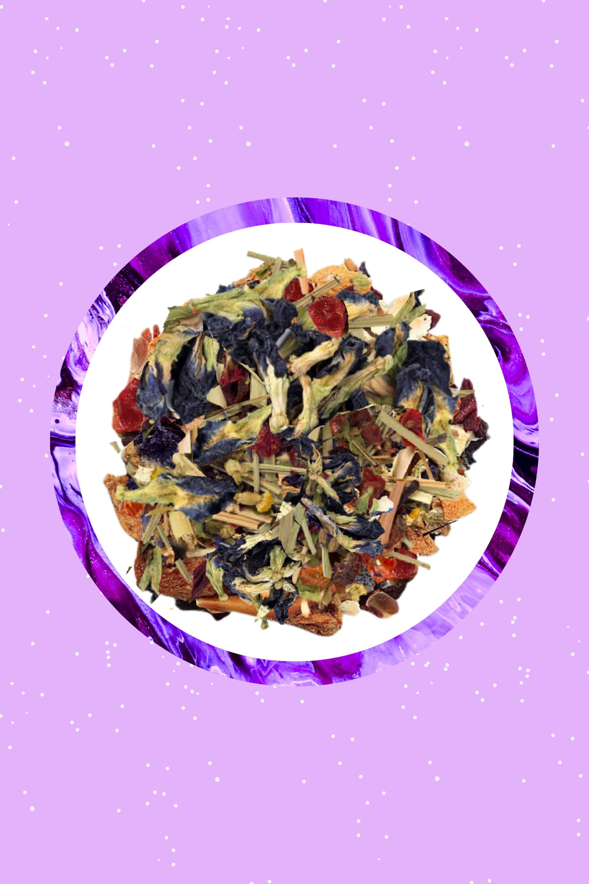 Mim and More Euphoria Tea - Ahududulu Mavi Sarmaşık Çiçeği Harmanı, 50 gr - Görsel 3