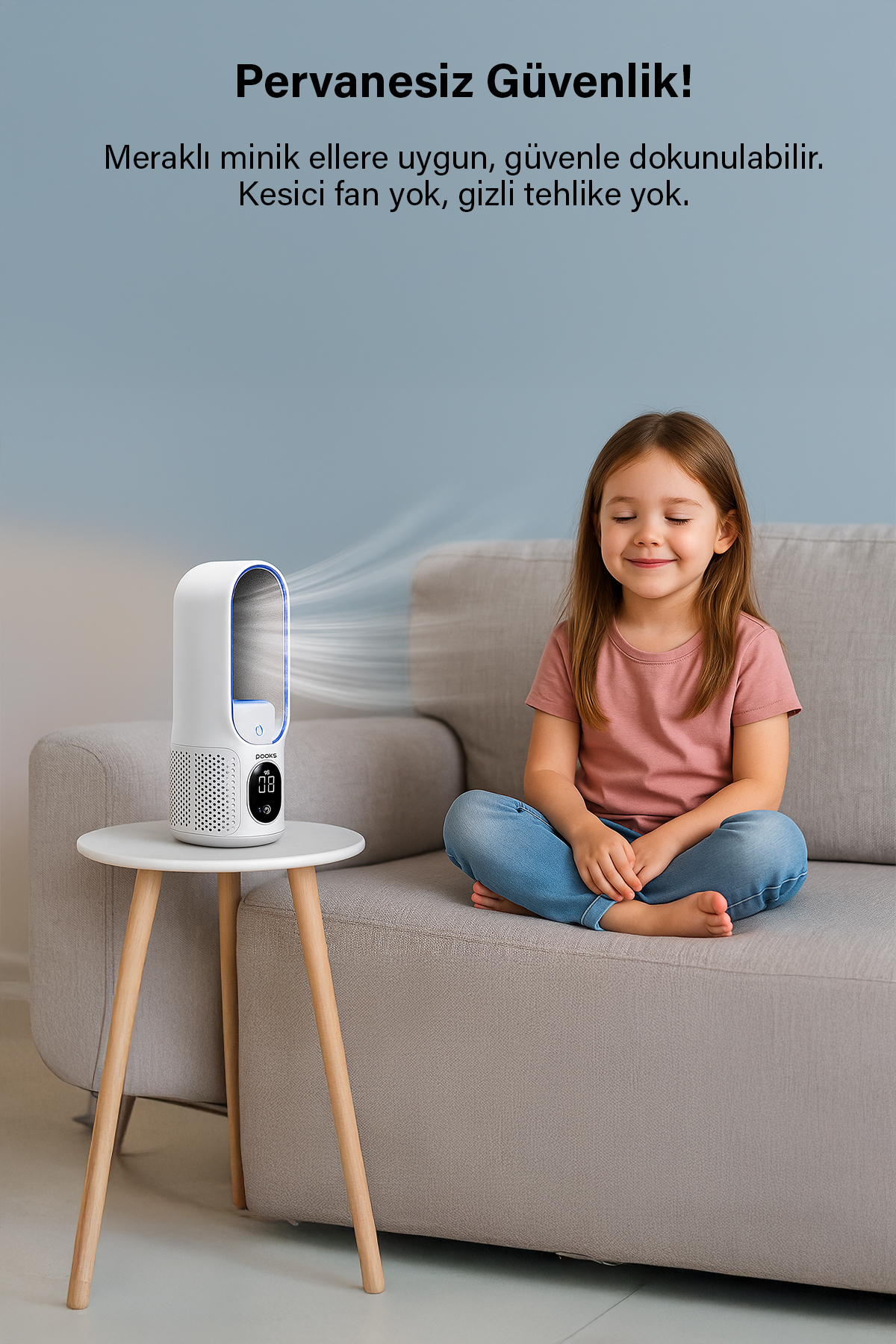 ROBO Taşınabilir Kişisel Hava Soğutucu 4 Ü Bir Arada. Hava Soğutucu-buharlı Nemlendirici-masa Fanı - Görsel 3