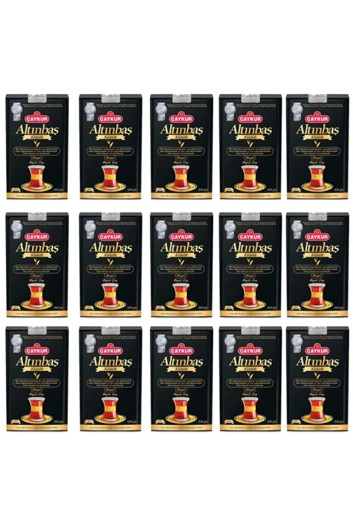 Çaykur Altınbaş Klasik Doğal Siyah Dökme Çay 15 X 500 gr
