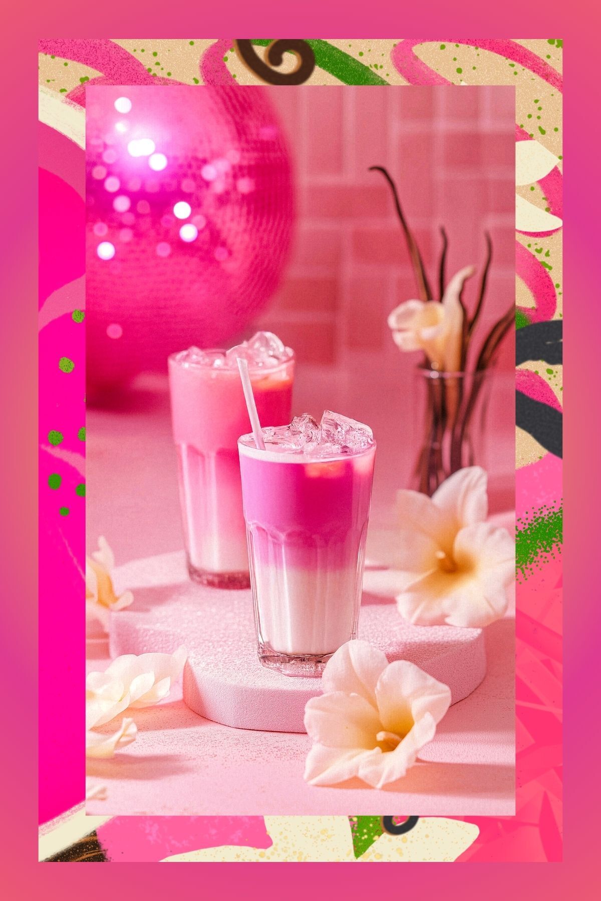 Mim and More Pink Vanilla Matcha - Vanilya Aromalı Pembe Superfood Matcha tozu, 25 gr - Görsel 3