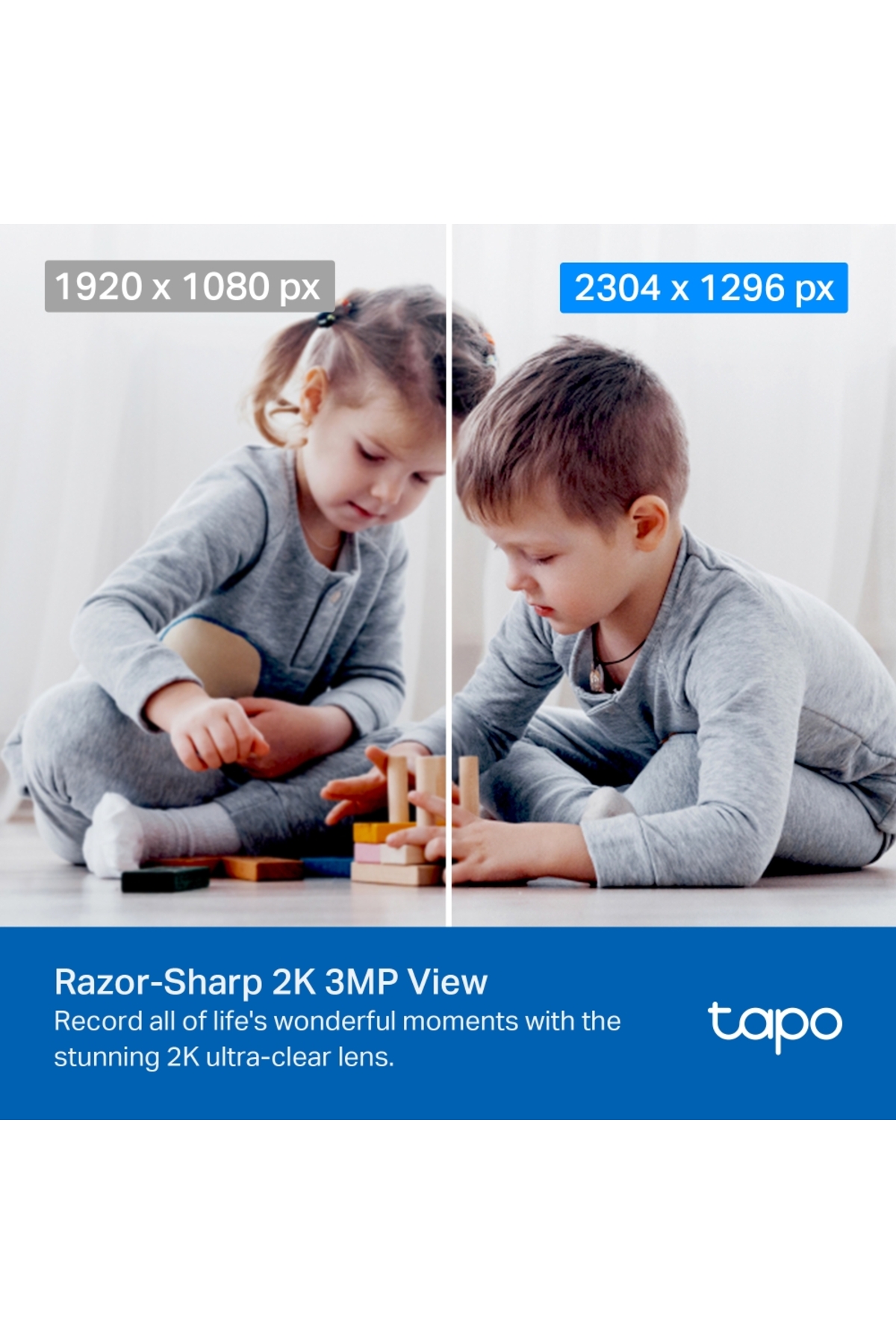 Tp-Link Tapo TC71, 2K 3MP, Çift Yönlü Ses, Bulut/SD Kart Depolama Akıllı Wi-Fi Güvenlik Kamerası - Görsel 3