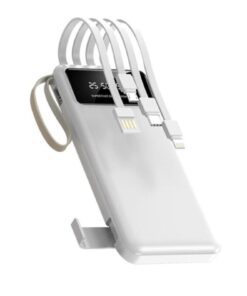 Torima Powerbank Dijital Göstergeli Kablolu 4 Çıkışlı 10.000 Mah Taşınabilir Şarj Aleti TRM1011 Siyah - Görsel 3