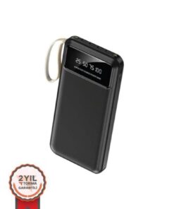 Alternative view of Torima Powerbank Dijital Göstergeli Kablolu 4 Çıkışlı 10.000 Mah Taşınabilir Şarj Aleti TRM1011 Siyah