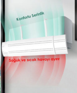 Alternative view of ALFAGİFT Ayarlanabilir Rüzgar Yönlendirici Çarpma Önleyici Klima Aparatı