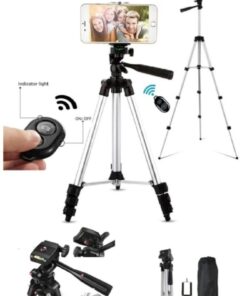 Miomi Tripod Profesyonel Fotoğraf Video Çekimi Kumandalı 106 Cm Tripod Telefon Tutucu