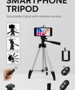 Alternative view of Miomi Tripod Profesyonel Fotoğraf Video Çekimi Kumandalı 106 Cm Tripod Telefon Tutucu