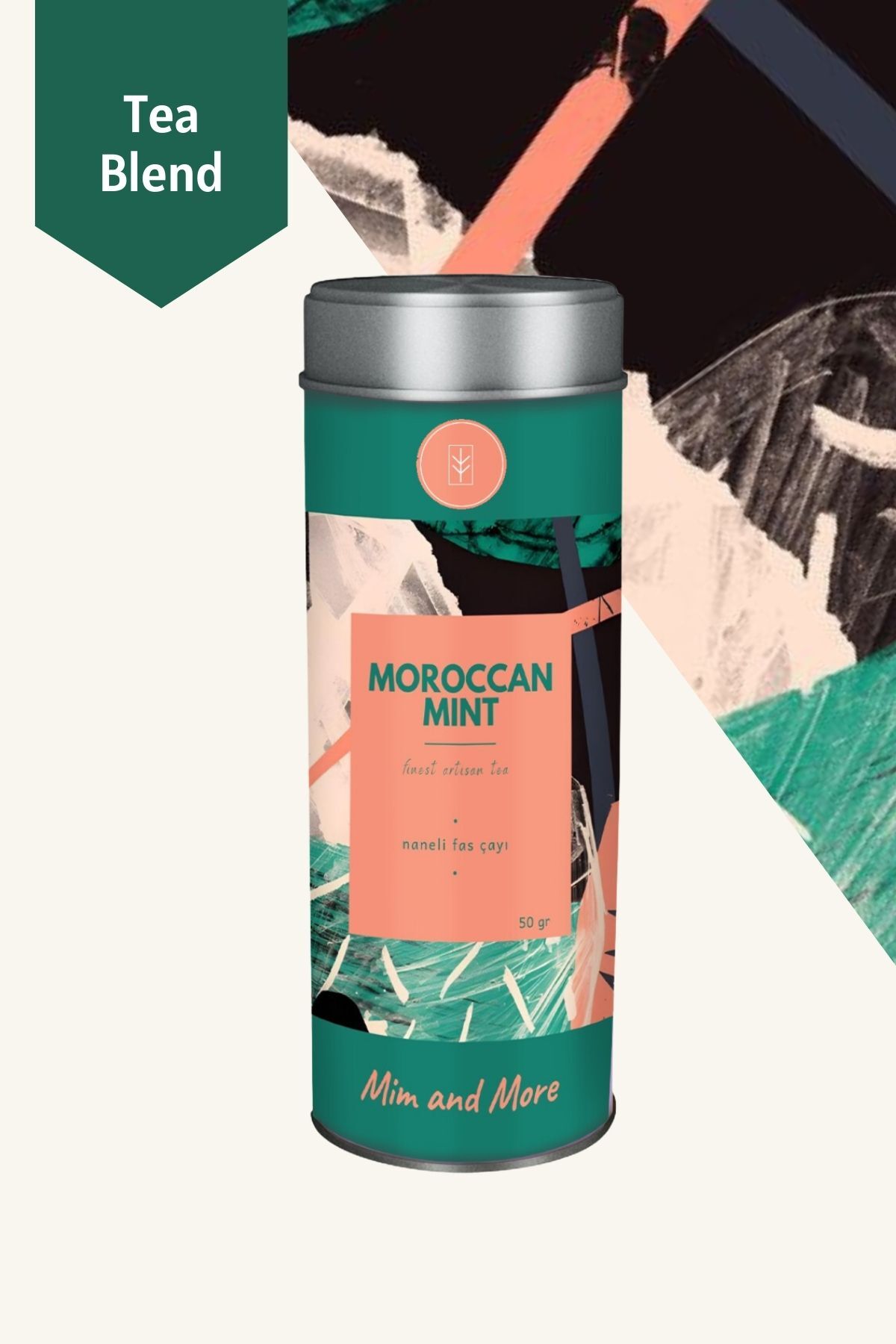 Mim and More Moroccan Mint Tea - Naneli Fas Çayı, 50 gr