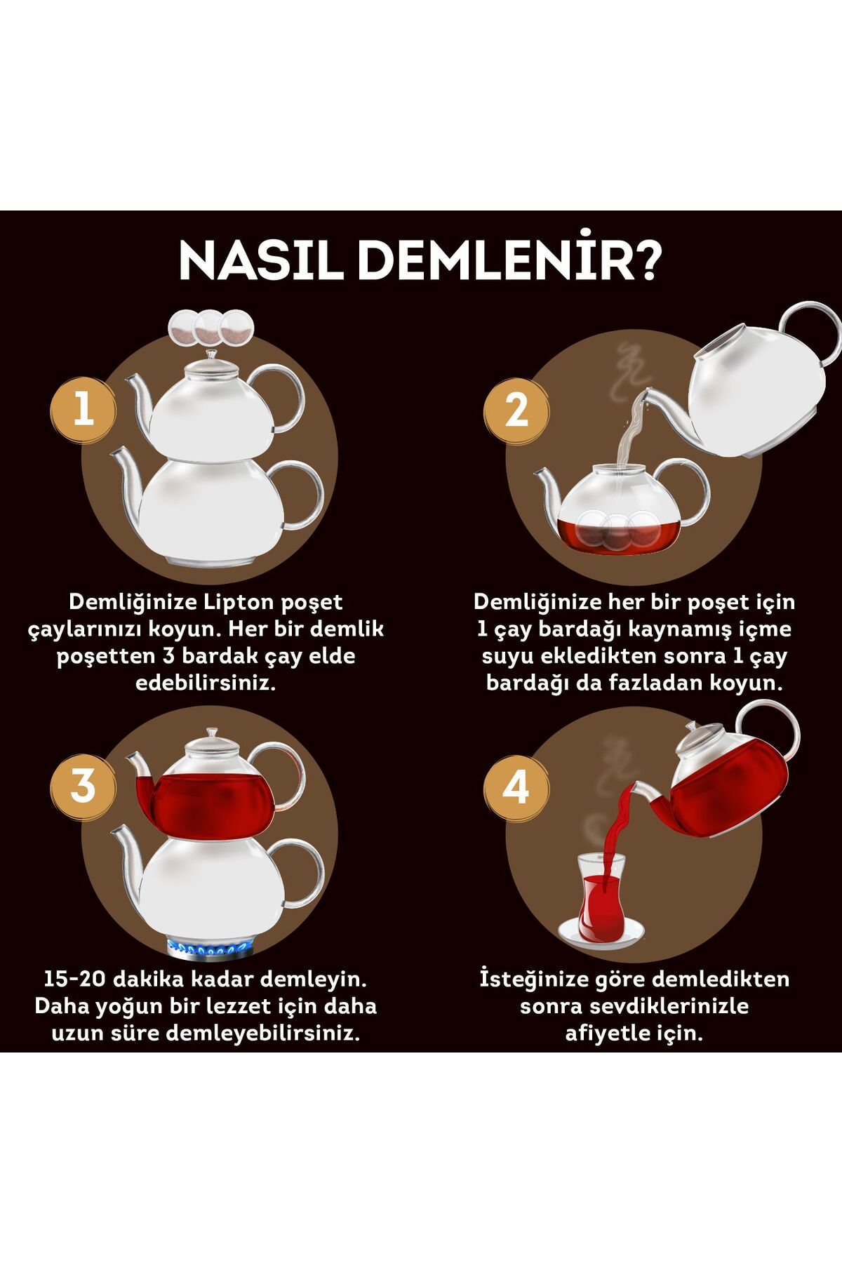 Lipton Earl Grey Demlik Poşet Çay Bergamotlu 3.2 G X 100 Adet - Görsel 3