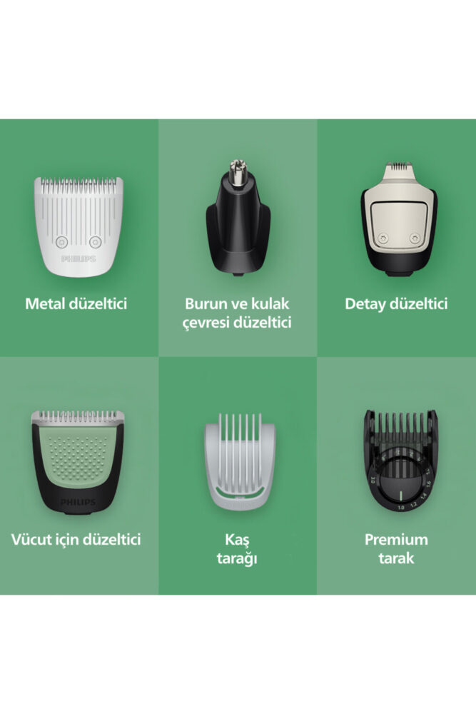 Philips 7000 Serisi 15in1, Erkek Bakım Seti, Yüz/Saç/Vücut Tıraş Makinesi, Islak /Kuru Kullanım, MG7935/15 - Görsel 3
