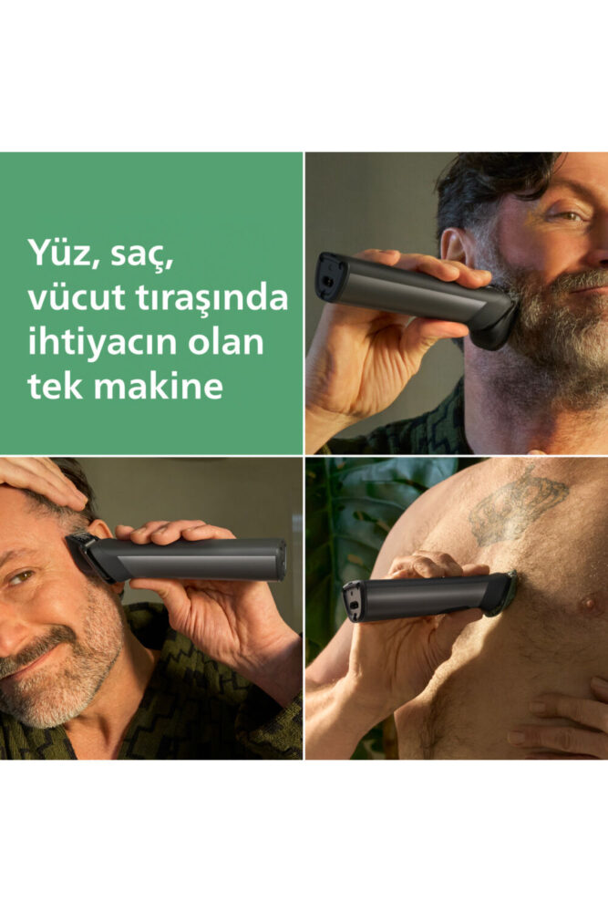 Philips 7000 Serisi 15in1, Erkek Bakım Seti, Yüz/Saç/Vücut Tıraş Makinesi, Islak /Kuru Kullanım, MG7935/15 - Görsel 2