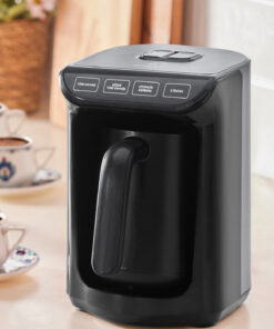 Emsan Közde Türk Kahve Makinesi Shiny Black 5 Fincan Kapasiteli - Görsel 3