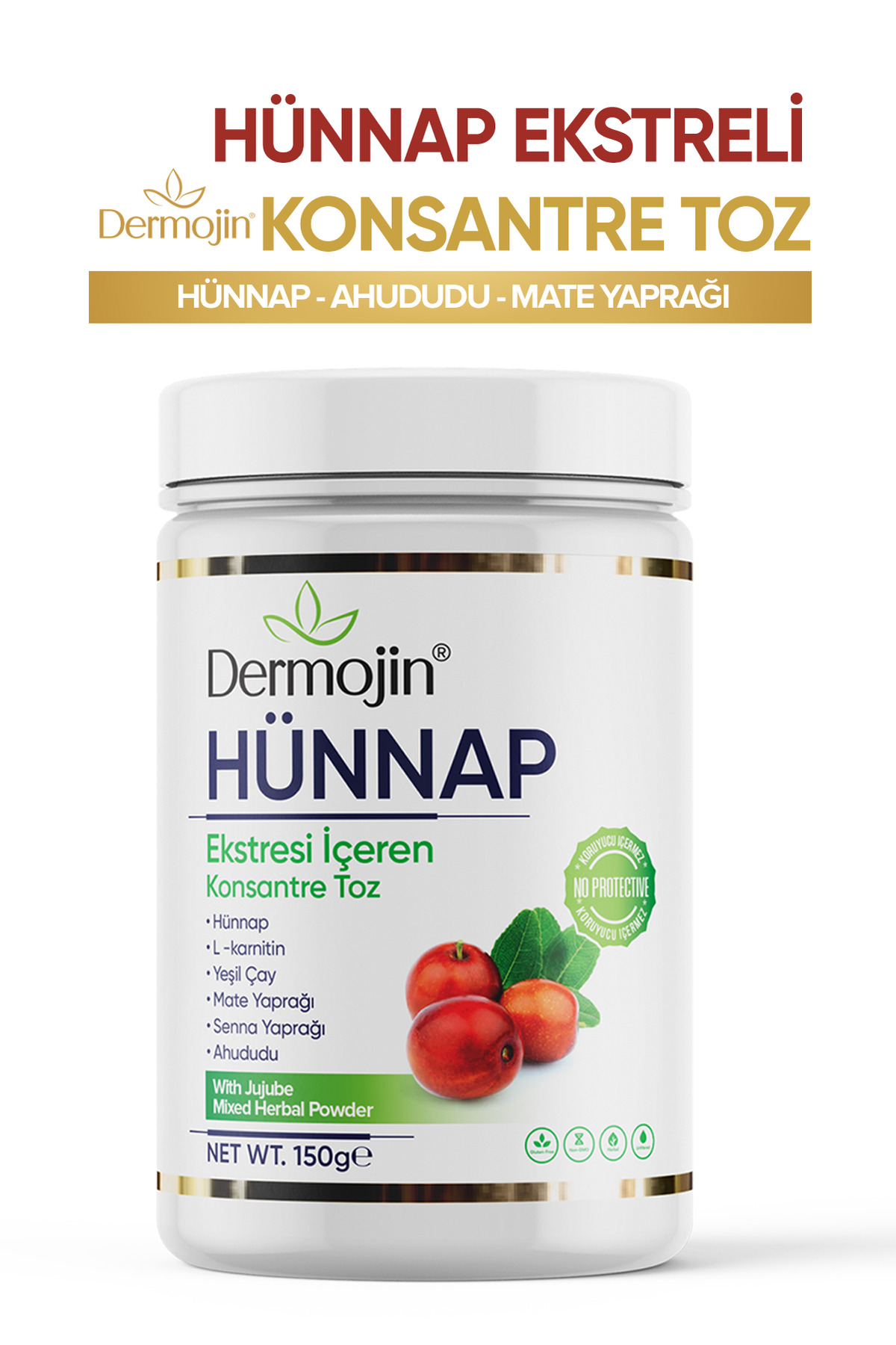 Dermojin Hünnap Ekstresi İçeren Konsantre Toz