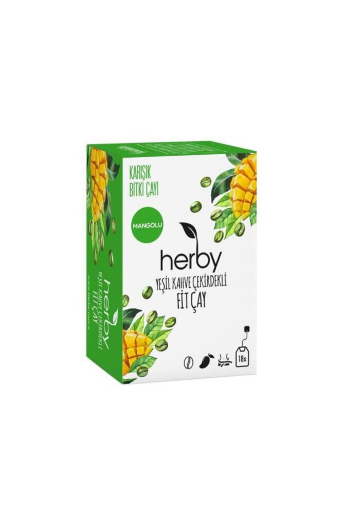 Herby Yeşil Kahve Çekirdekli Fit Çay - Görsel 2