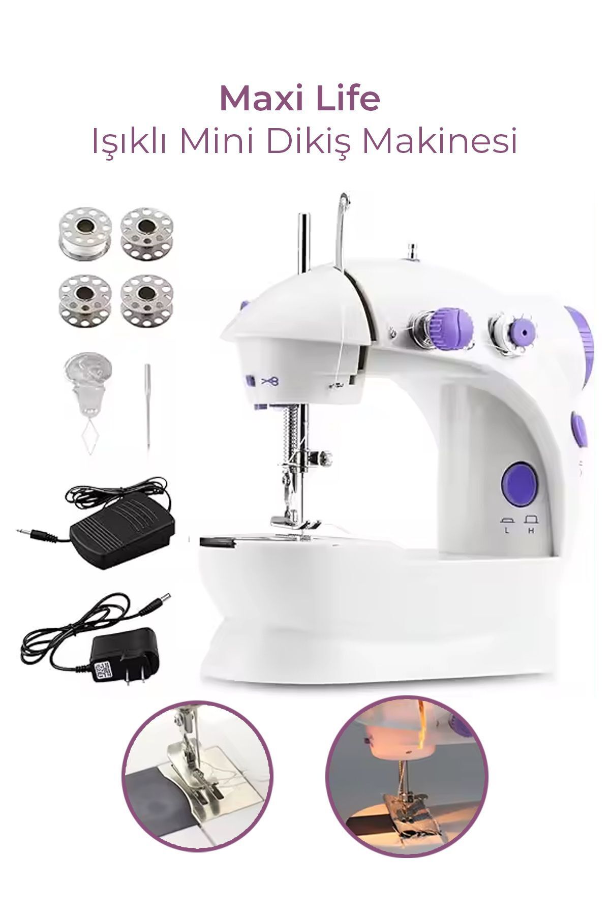 Maxi Life Mini Pedallı Sewing Ev Tipi Dikiş Makinesi