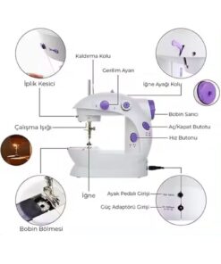 Maxi Life Mini Pedallı Sewing Ev Tipi Dikiş Makinesi - Görsel 3