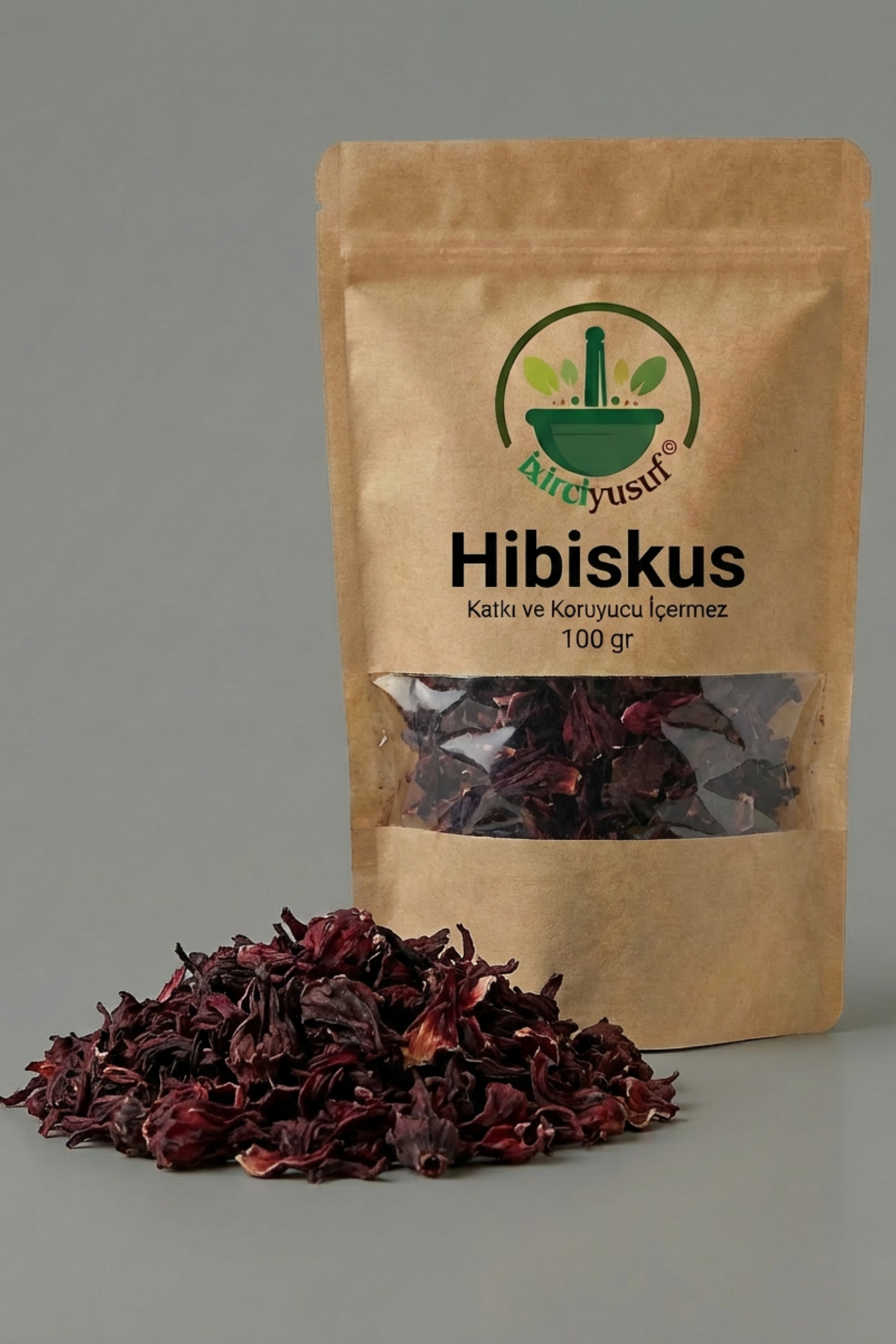 ixirciyusuf Hibiskus (Hibiskus Çiçeği – Karkade- Nar Çiçeği) Kurutulmuş Bitki Çayı 100 g